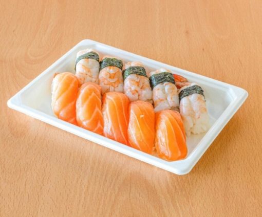 A30- Nigiri Salmão e Gambas